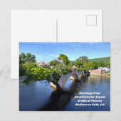 avonturen voor iedereen Brug van het briefkaart va (Voorkant / Achterkant)