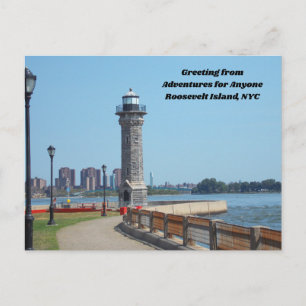 avonturen voor iedereen die Roosevelt is, NYC brie Briefkaart