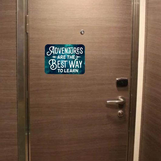 avonturen zijn de beste manier om te leren magneet