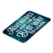 avonturen zijn de beste manier om te leren magneet (Linkerzijde)