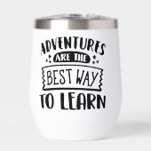 Avonturen zijn de beste manier om Travel Mug te le (Voorkant)