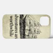 avonturen zijn de moeite waard Case-Mate iPhone case (Achterkant (horizontaal))