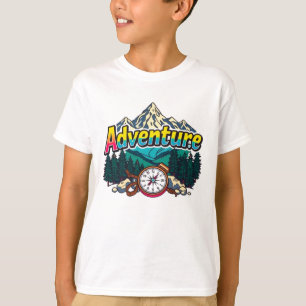 Avonturenberg – Outdoor Wandelen Natuur Design T-shirt