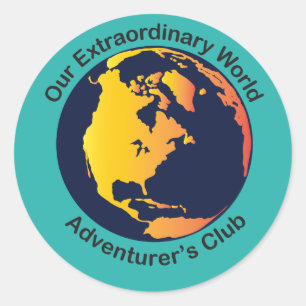 avonturenclub ronde sticker