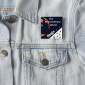 avonturenclub vierkante button 5,1 cm (In situ)