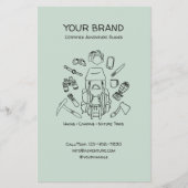 Avonturengidsen Wandel & Kampeerfolder met QR Flyer (Voorkant)