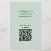 Avonturengidsen Wandel & Kampeerfolder met QR Flyer (Achterkant)