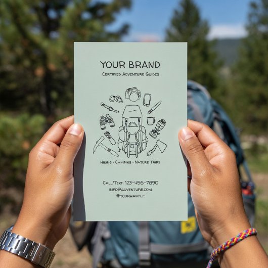 Avonturengidsen Wandel & Kampeerfolder met QR Flyer