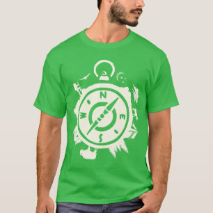 Avonturenkompasontwerp T-shirt