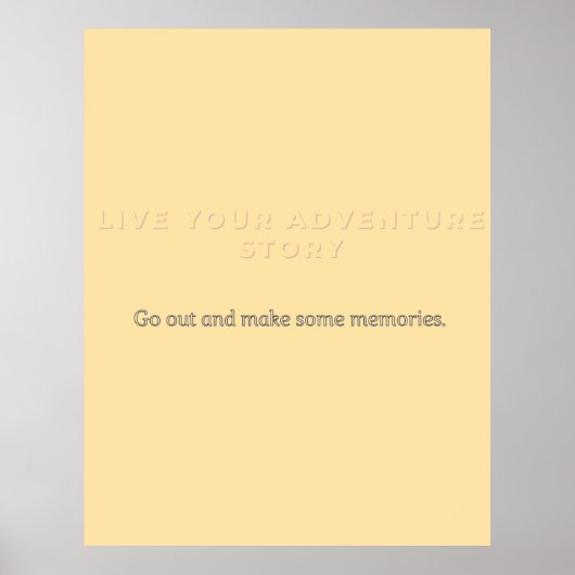 Avonturenposter Poster (Voorkant)