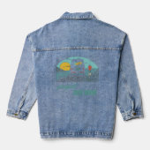Avonturenproject onze home camping wandeltocht denim jacket (Achterkant)