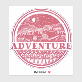 Avonturensticker Sticker