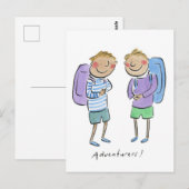Avonturiers Briefkaart (Voorkant / Achterkant)