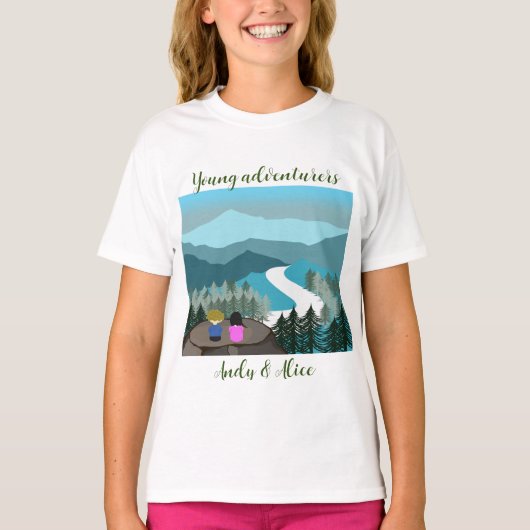 Avonturiers houden van Natuur T-shirt (Voorkant)