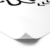 avonturiertypografie citeert poster zwart-wit (Hoek)