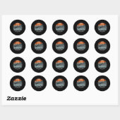 Avontuur 101 Sundown 4Runner Ronde Sticker (Vel)