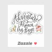 Avontuur? Alpaca My Bags Sticker (Vel)