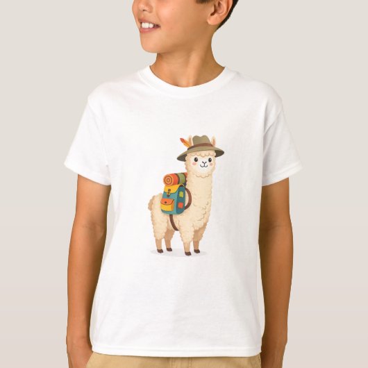 Avontuur Alpaca T-shirt (Voorkant)