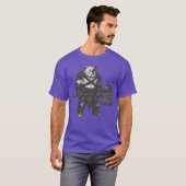 avontuur American Bulldog gladiator hond T-Shirt (Voorkant volledig)