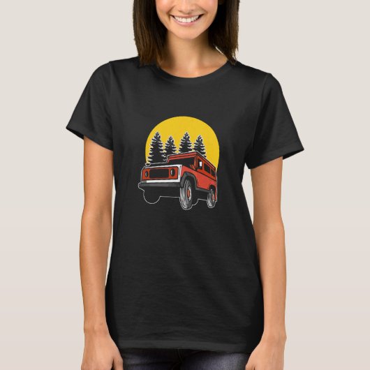 Avontuur Auto Sport Persoon T-shirt (Voorkant)