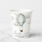 Avontuur Awaits Baby shower Papieren beker (Achterkant)