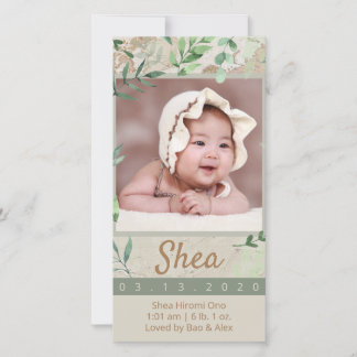 Avontuur Baby Foto Aankondiging