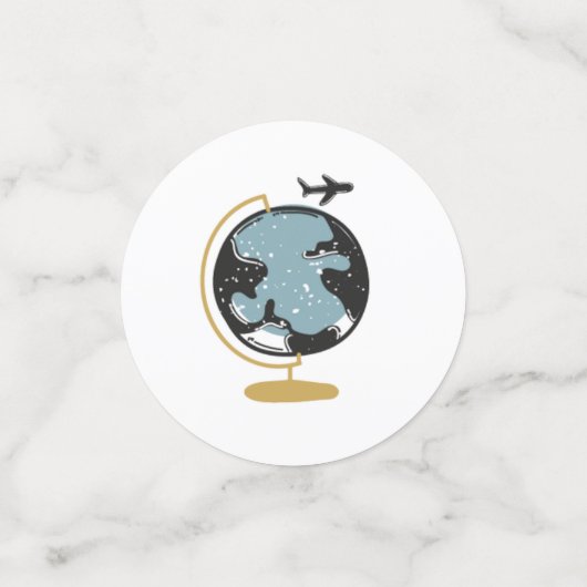 Avontuur Baby shower Confetti (Kleine voorkant)