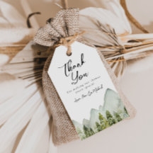 Avontuur Baby shower Favor Tags