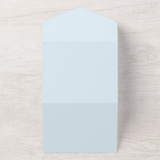 Avontuur Baby shower Waterverf Bomen All In One Uitnodiging (Buitenkant)