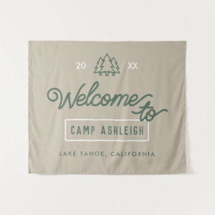 Avontuur Bachelorette Camp Achtergrond Wandkleed