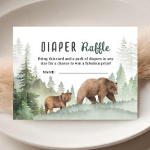 Avontuur Begin Baby Shower Bos Diaper Loterij