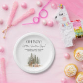 Avontuur Begin Baby Shower Papieren Bordje (Feest)