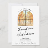 Avontuur Begin Rocky Mountain Bestemming Bruiloft Save The Date (Voorkant)