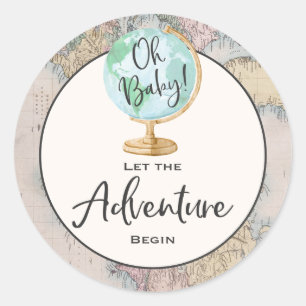 Avontuur Begins Favor Tag Sticker Seal