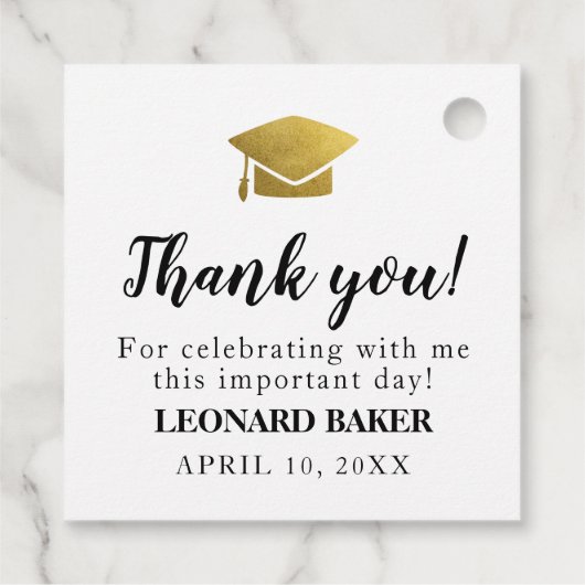 Avontuur begint afstuderen bedankjes labels (Achterkant)