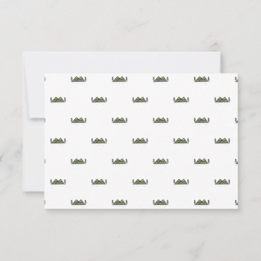 Avontuur begint | Baby shower gissen spel Kaart (Achterkant)