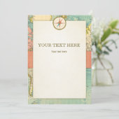 Avontuur begint Baby shower kaart Tafelteken (Staand voorkant)