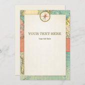 Avontuur begint Baby shower kaart Tafelteken (Voorkant / Achterkant)