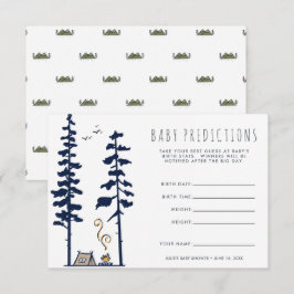 Avontuur Begint | Baby Shower Raadspel Kaart