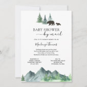 Avontuur Begint Beer Baby shower per Mail Kaart (Voorkant)