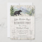 Avontuur begint Beer Pensioen Uitnodiging (Voorkant)