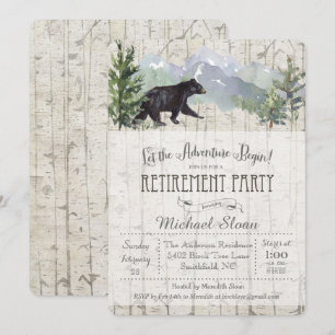 Avontuur begint Beer Pensioen Uitnodiging