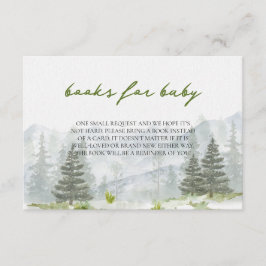 Avontuur Begint Bergen Bos Boeken voor Baby Informatiekaartje