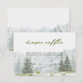 Avontuur Begint Bergen Bos Luier Raffle Informatiekaartje (Voorkant / Achterkant)