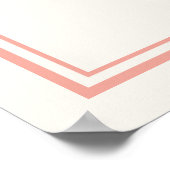 Avontuur begint | Bestemming Trouwdag - Roze Poster (Hoek)