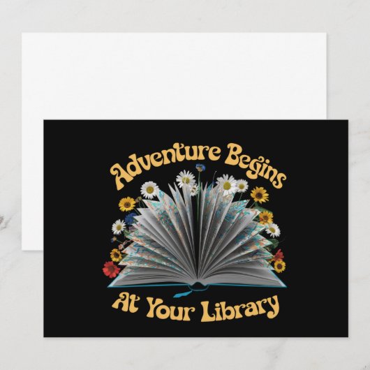 Avontuur begint bij de zomerlezing van uw biblioth kaart (Voorkant / Achterkant)