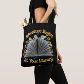 Avontuur begint bij de zomerlezing van uw biblioth tote bag (Dichtbij)