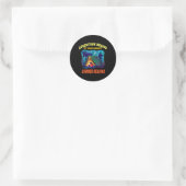 Avontuur begint bij het zomerleesprogramma van de ronde sticker (Tas)