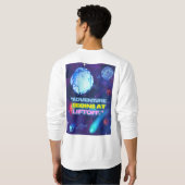 Avontuur begint bij liftoff geïsoleerde tuimelaar trui (Achterkant volledig)