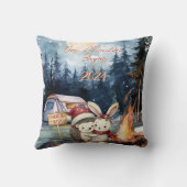 Avontuur Begint Eerste Kerstmis Pasgetrouwd Orname Kussen (Achterkant)